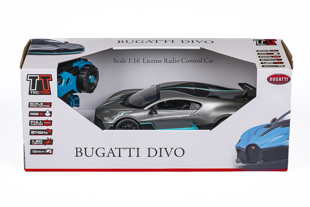 RC Bugatti Divo mørkegrå billede