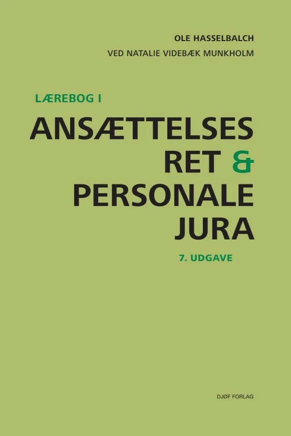 Lærebog i ansættelsesret og personalejura