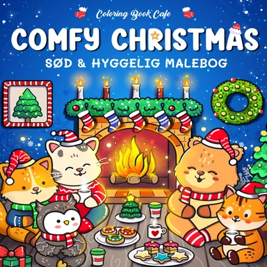 Malebog: Comfy Christmas - Cozy Coloring