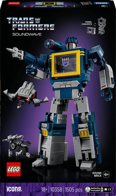 10358 LEGO Icons Transformers: Soundwave
