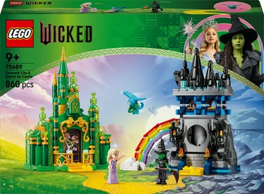 75689 LEGO Wicked Emerald City og Kiamo Ko-slottet