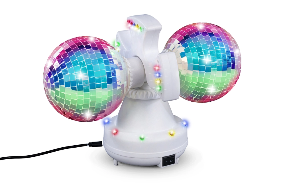 TWIN KUGLER MED RAINBOWLYS