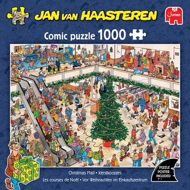 PUSLESPIL JVH CHRISTMAS MALL 1000 BRIKKER