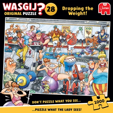 PUSLESPIL WASGIJ ORIGINAL 28 DROPPING THE WEIGHT! 1000 BRIKKER