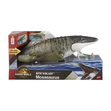 Jurassic World Rebirth Bite & Blast Mosasaurus