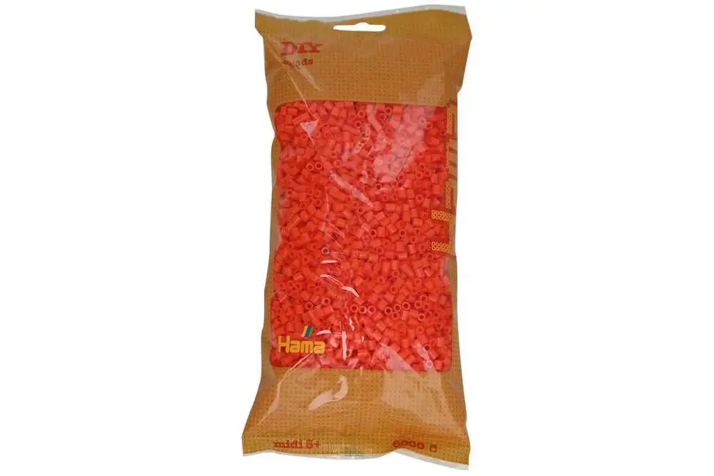 Hama midi perler 6000stk orange