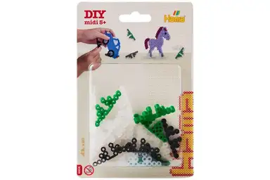 Hama midi perlefødder 20stk. ass. farver