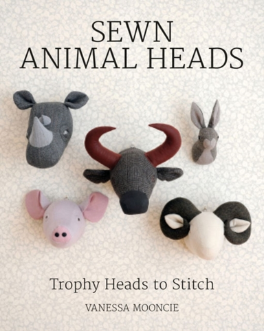 Sewn Animal Heads Trophy Heads to Stitch