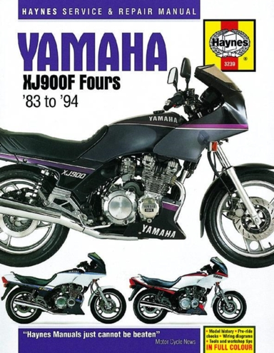 Yamaha Xj900f Fours 83 - 94 Haynes Repair Manual