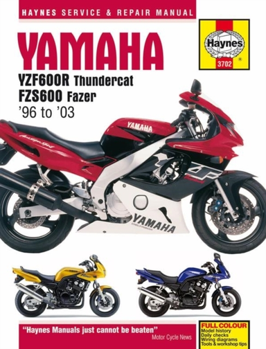 Yamaha Yzf600r Thundercat & Fzs600 Fazer (96 - 03) Haynes Re