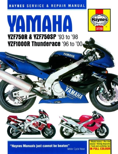 Yamaha Yzf750r & Yzf1000r Thunderace (93 - 00) Haynes Repair