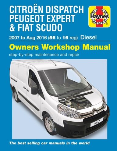 Citroen Dispatch Peugeot Expert & Fiat Scudo Diesel ('07-au