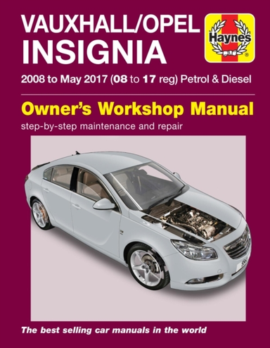 Vauxhall/opel Insignia ('08-may 17) 08 to 17 Reg