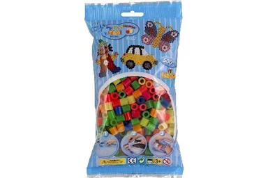 Hama maxi perler 500 neon mix