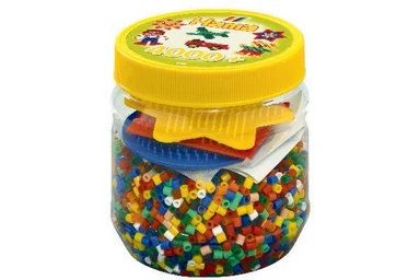 Hama perler 4000stk + 3 stiftplader ass