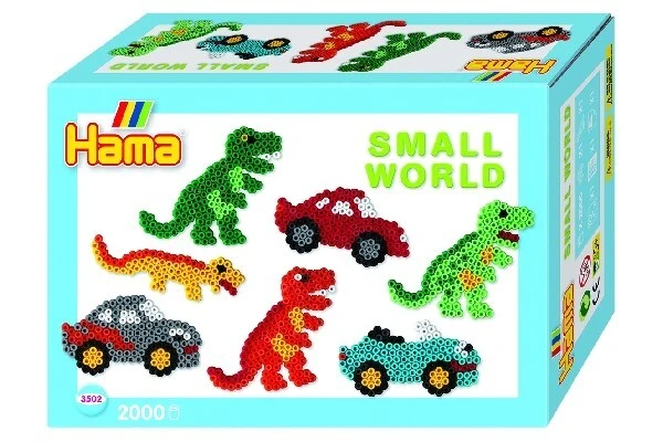 Hama perler midi Small World Auto, gaveæske Diameter perle midi: 5,0 mm - 1 stk (3502)