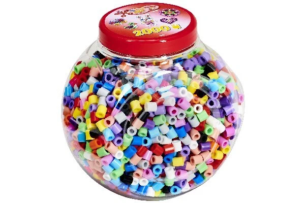 Hama Maxi 2000stk. I Stabelbar Bøtte Rød