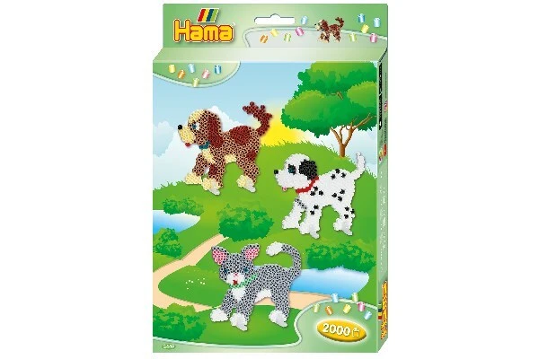 Hama midi ophængsæske Hunde og Kat