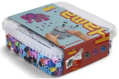 Hama maxi bøtte perler og stiftplade Elefant