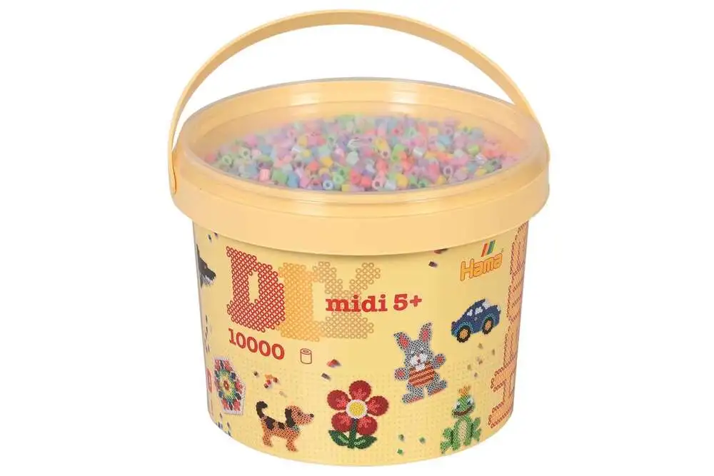 Hama midi perler 10.000stk pastel mix 50