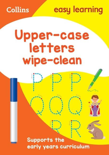 Upper Case Letters Age 3-5 Wipe Clean Activity Book Ideal Fo