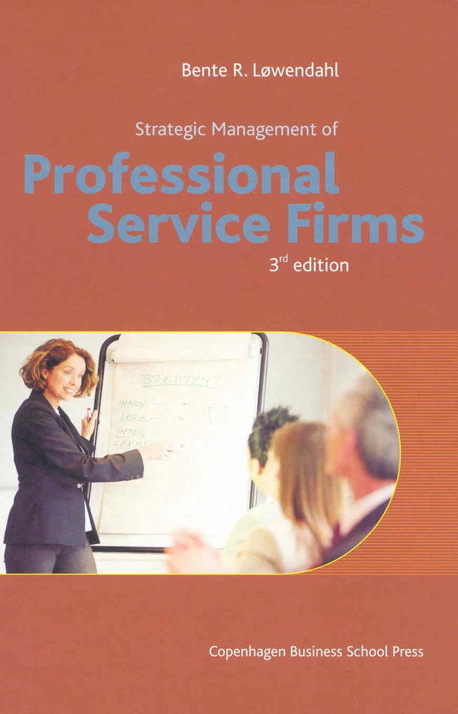 Strategic management of professional service firms