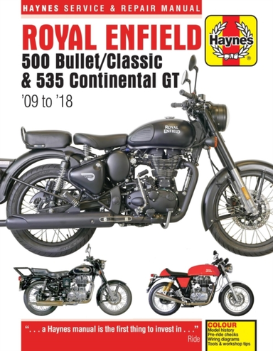 Royal Enfield 500 Bullet / Classic & 535 Continental GT Haynes Service & Repair Manual