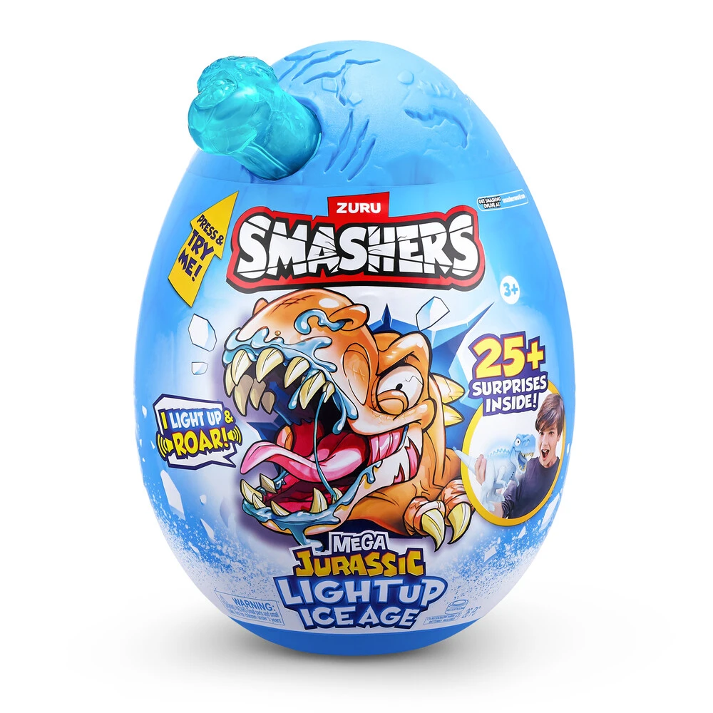 SMASHERS EGG JURASSIC LIGHT UP ICE AGE STOR ass