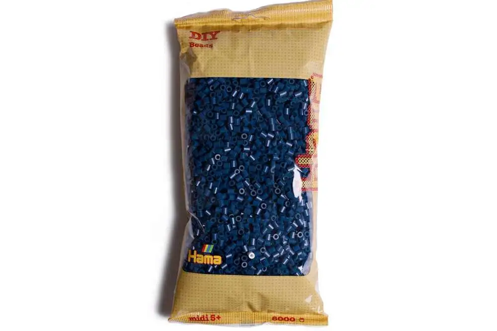 Hama Midi Perler - Midnatsblå - 6.000 Stk - 205-116