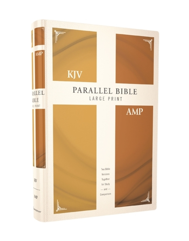 Kjv Amplified Parallel Bible Large Print Hardcover Red