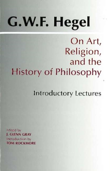 On Art Religion and the History of Philosophyintroductory