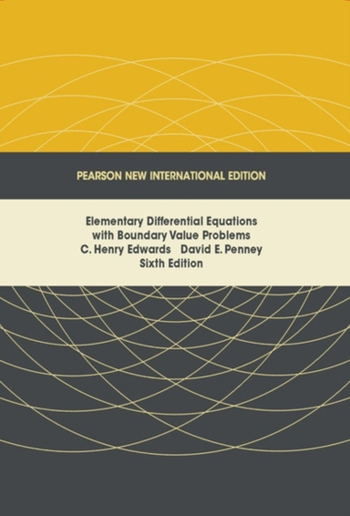 Elementary Differential Equations With Boundary Value Proble