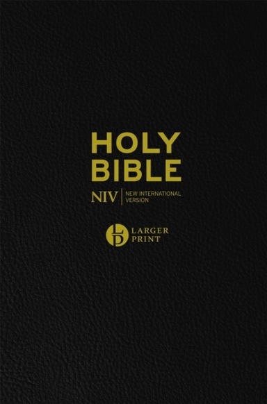 Niv Larger Print Black Leather Bible