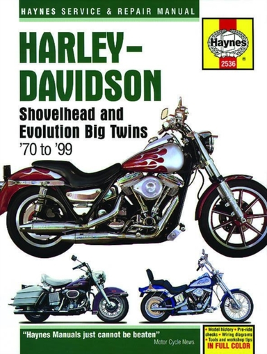 Harley-davidson Shovelhead & Evolution Big Twins 70-99 Hayne