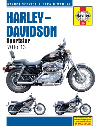 Harley-davidson Sportsters (70 - 13) Haynes Repair Manual