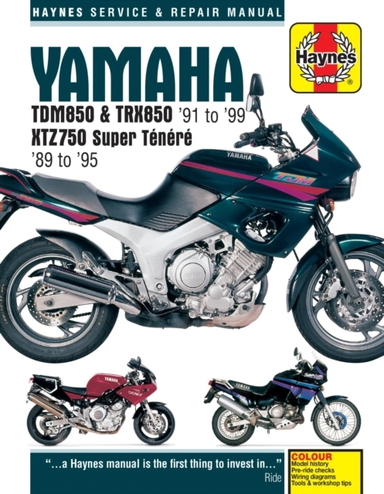 Yamaha Tdm850 Trx850 & Xtz750 89 - 99 Haynes Repair Manual8