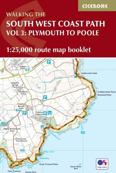 South West Coast Path Map Booklet - Vol 3 Plymouth to Poole