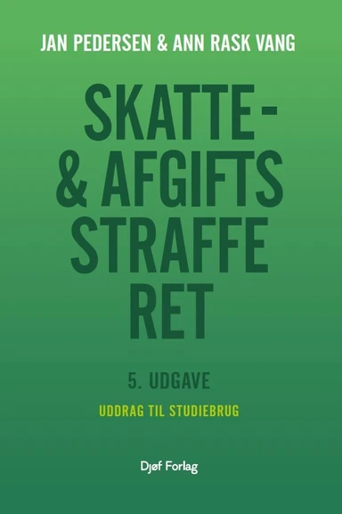 Uddrag af Skatte- og afgiftsstrafferet