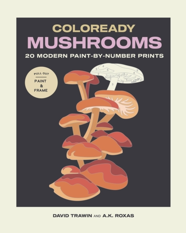 Coloready Mushrooms20 Modern Paint-by-number Prints