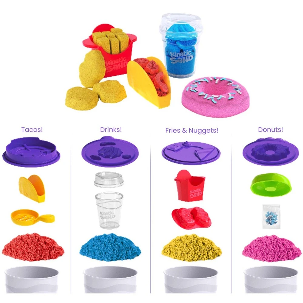 Kinetic Sand Sandsæt - Tasty Treats Surprise - Asst.