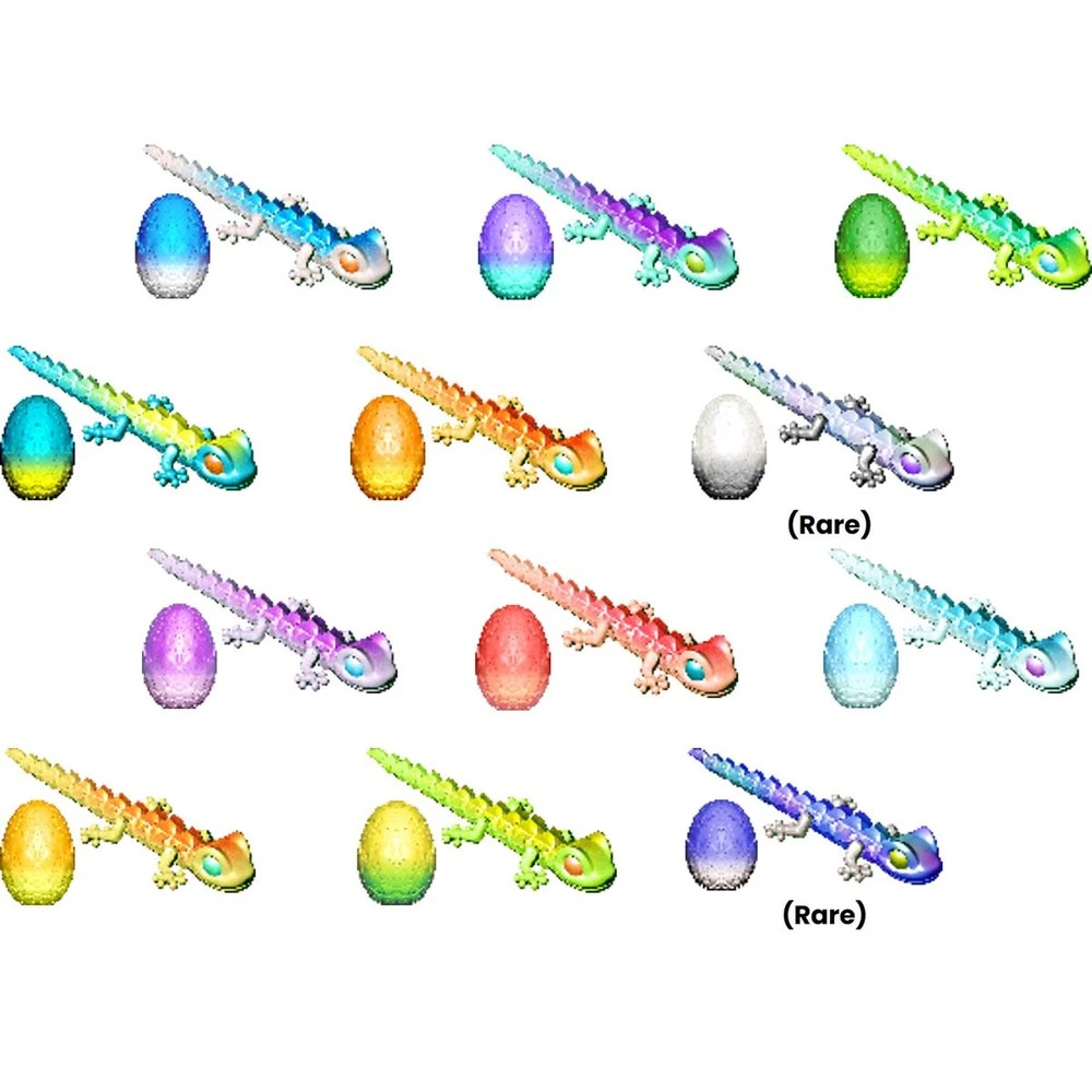 Gecko CrystaLynx Firben Ass