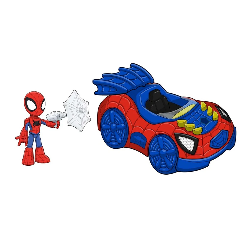 Spidey and His Amazing Friends Spidey & Friends Vehicle & Figure 7.6 cm - Spidey