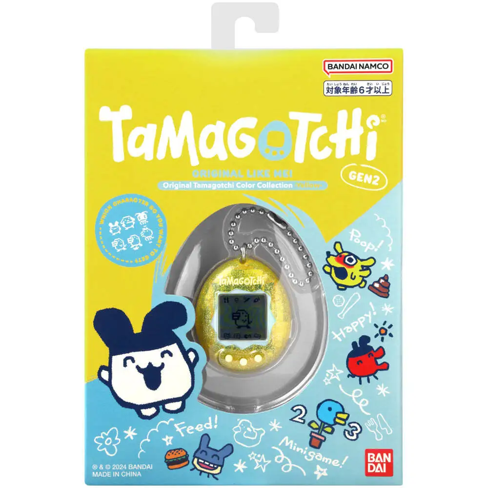 Tamagotchi interaktivt kæledyr - gul (Gen2)