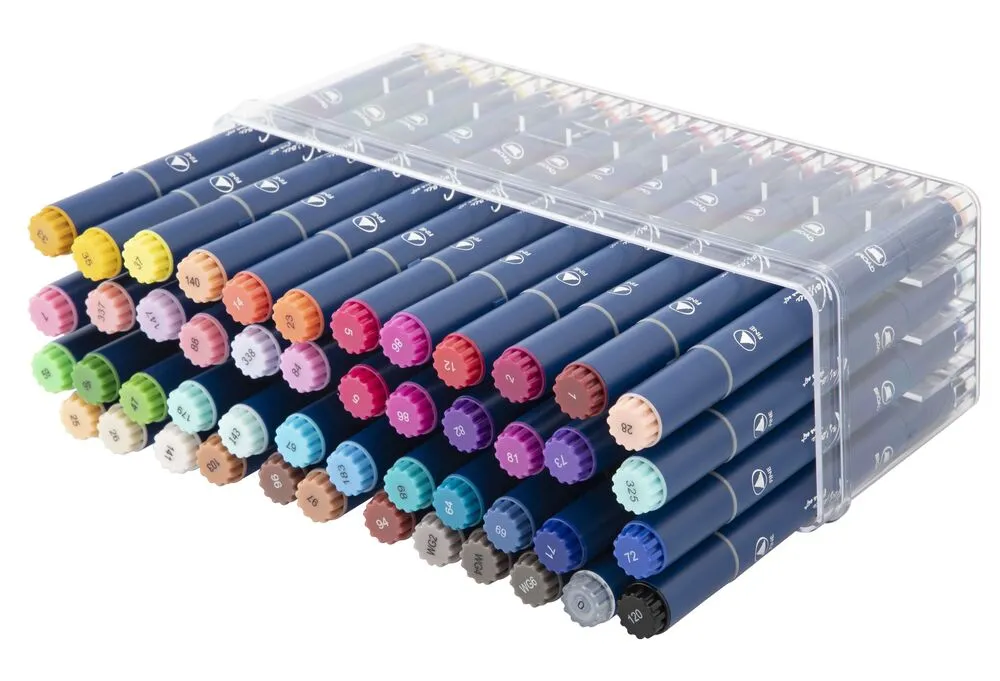 Nassau Fine Art - Favorit 2-i-1 Twin Markers Sæt - 48 Stk.