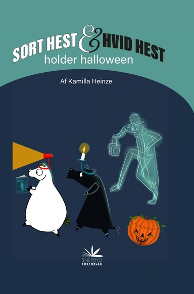 Sort Hest & Hvid Hest holder halloween
