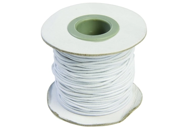 Elastiksnor 1,2mmx25m hvid
