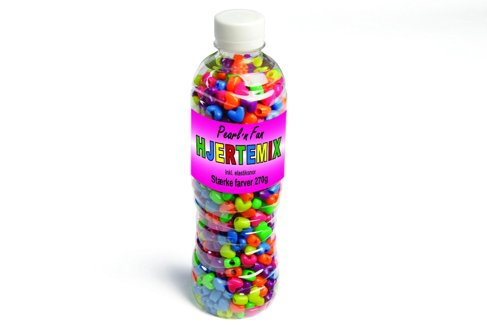 PEARLFUN Pearl`n Fun Hjertemix 270g stærke farver