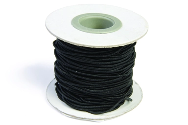 Elastiksnor 1,2mmx25m sort