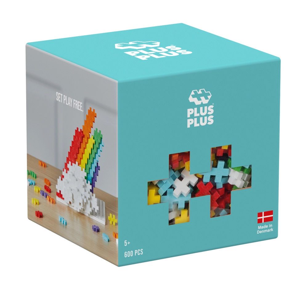 Plus-Plus Rainbow / 600 pcs billede