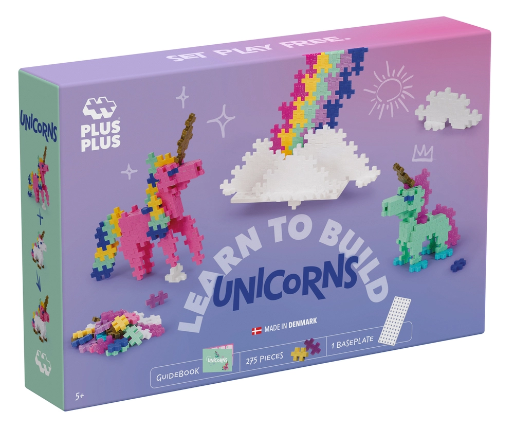 Plus-Plus Learn to Build Unicorns billede